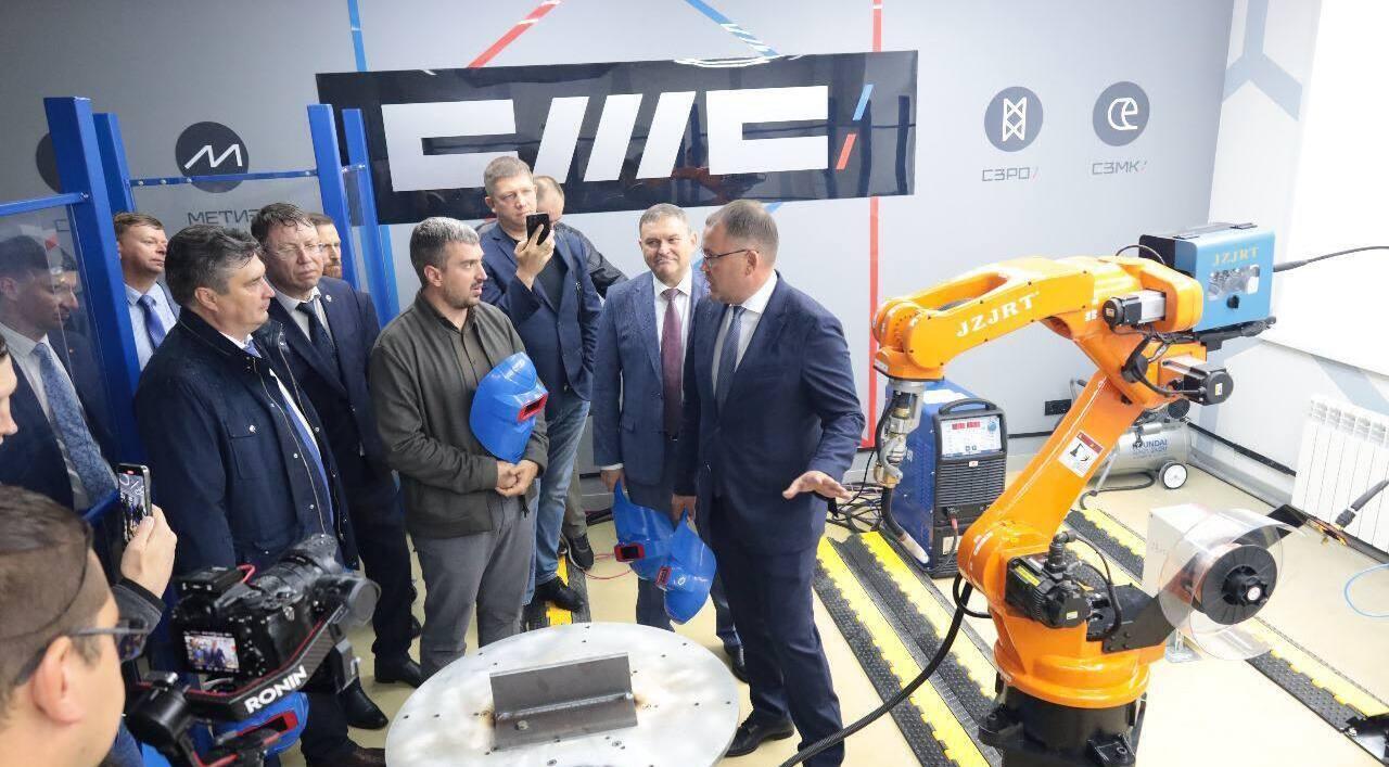 Открытие Лаборатории роботизированной сварки в СибГИУ